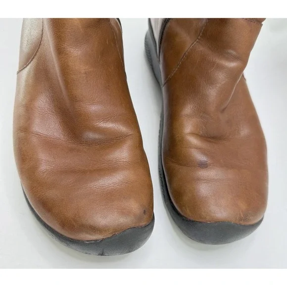 Keen Bern Baby Boot Size 10.5 41 Brown Leather  Zip Adj Buckle SEE PHOTOS - Picture 3 of 16